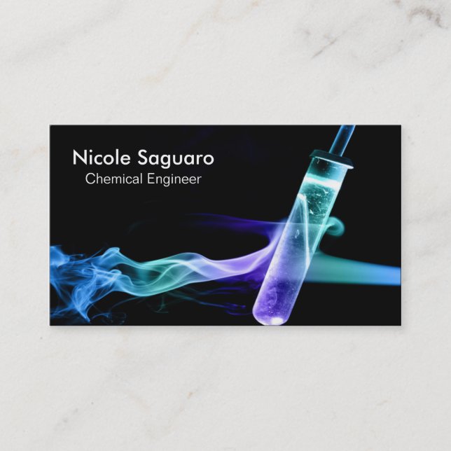 Chemical Engineer Business Card (Front)