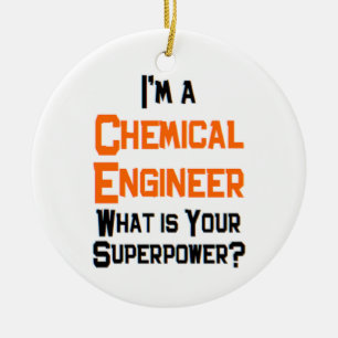 chemical engineer ceramic tree decoration