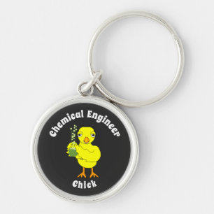 Chemical Engineer Chick Key Ring