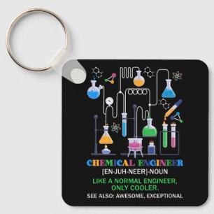 Chemical Engineer Definition Like A Normal Enginee Key Ring