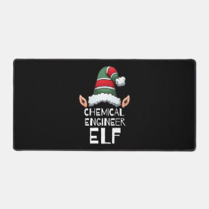 Chemical Engineer Elf Christmas Holidays Xmas Desk Mat