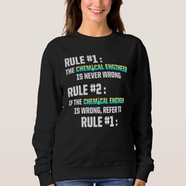 Chemical Engineer Engineering 32 Sweatshirt (Front)