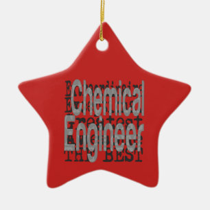 Chemical Engineer Extraordinaire Ceramic Tree Decoration