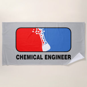 Chemical Engineer League Beach Towel