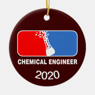 Chemical Engineer League Ceramic Tree Decoration