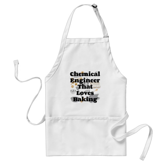 Chemical Engineer Loves Baking Standard Apron (Front)