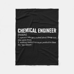 Chemical Engineer Profession Definition Engineerin Fleece Blanket
