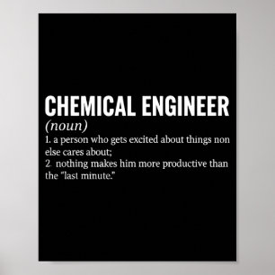 Chemical Engineer Profession Definition Engineerin Poster