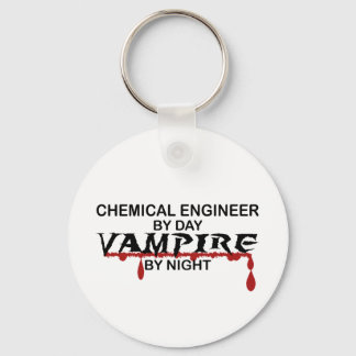 Chemical Engineer Vampire by Night Key Ring