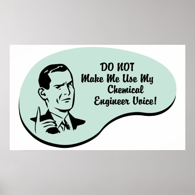 Chemical Engineer Voice Poster (Front)