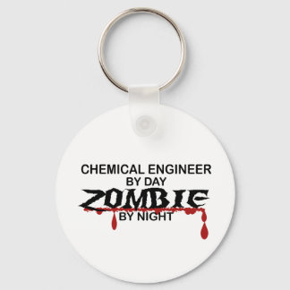 Chemical Engineer Zombie Key Ring