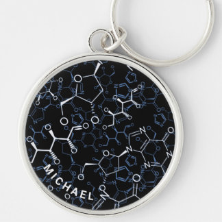 Chemical Formula Chemistry Gifts Personalised Key Ring