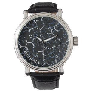 Chemical Formula Chemistry Gifts Personalised Watch