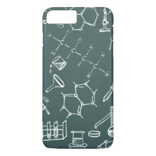 Chemical lab equipment scribbles iPhone 8 plus/7 plus case