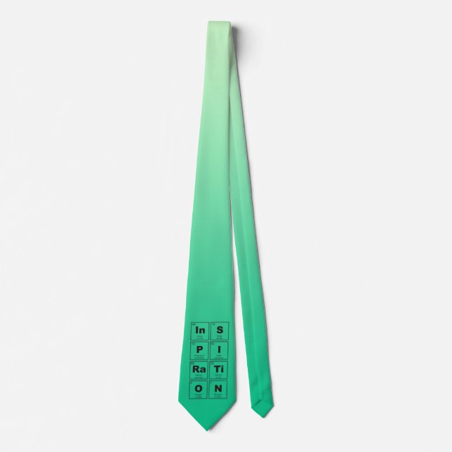 Chemical periodic table of elements: InSPIRaTiON Tie (Front)