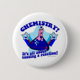 Chemical Reaction 6 Cm Round Badge