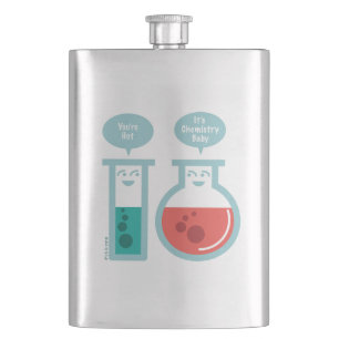 Chemical Reaction Hip Flask