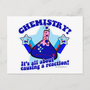 Chemical Reaction Postcard