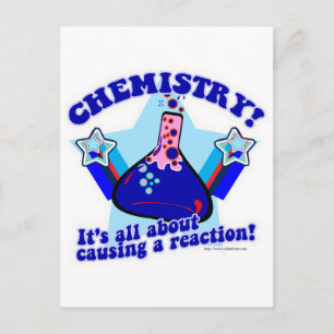 Chemical Reaction Postcard