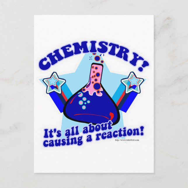 Chemical Reaction Postcard (Front)