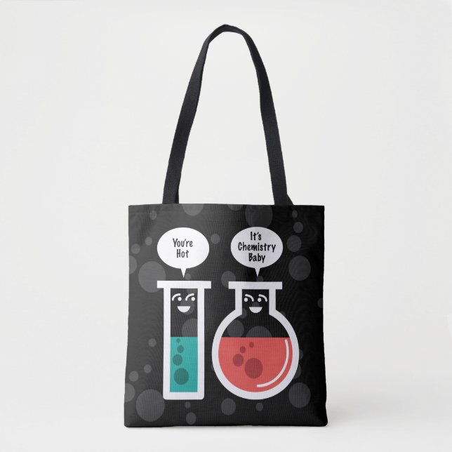 Chemical Reaction Tote Bag (Front)