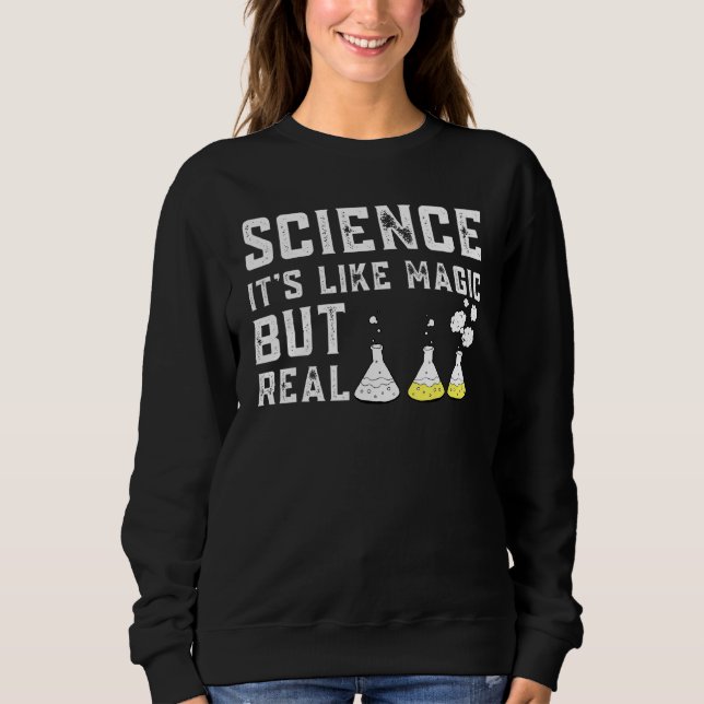 Chemie Chemistry   Science Nerd Chemist Science Sweatshirt (Front)