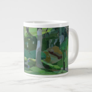 Chemin de la Fontaine Large Coffee Mug