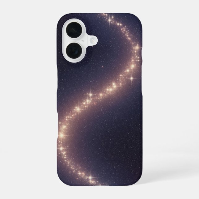 Chemin Galactique Vintage iPhone 16 Case (Back)