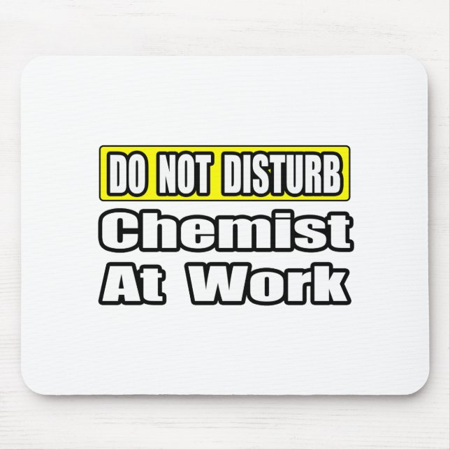 Chemist At Work Mouse Mat (Front)