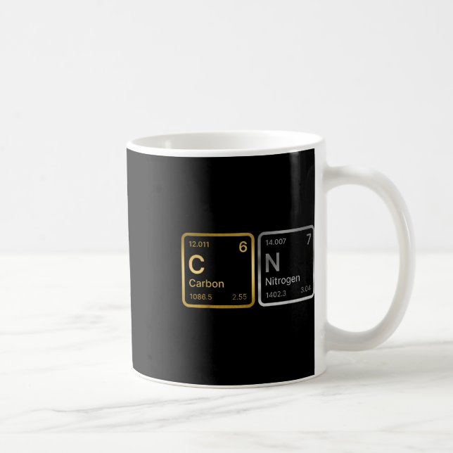 Chemist Biochemist Funny Lab Technician 67 Carbon  Coffee Mug (Right)