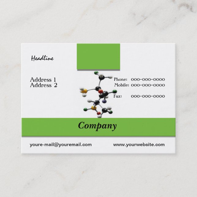 Chemist Business Card (Front)