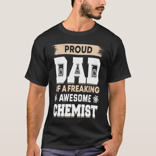 Chemist Father Chemistry Lab Chemical Science Labo T-Shirt (Front)