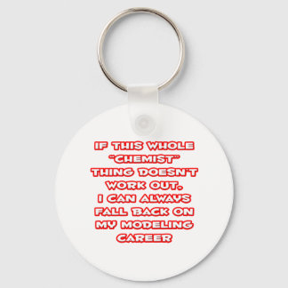 Chemist Humour ... Modelling Career Key Ring
