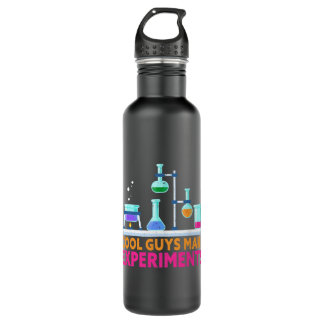 Chemist Job Cool Guys Make Experiments Chemist Sci 710 Ml Water Bottle
