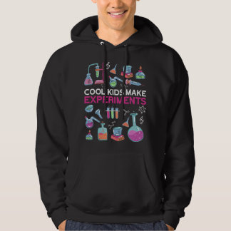 Chemist Job Cool Kids Make Experiments Chemist Sci Hoodie
