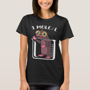 Chemist One Mole Animal Chemistry Scientist Resea T-Shirt