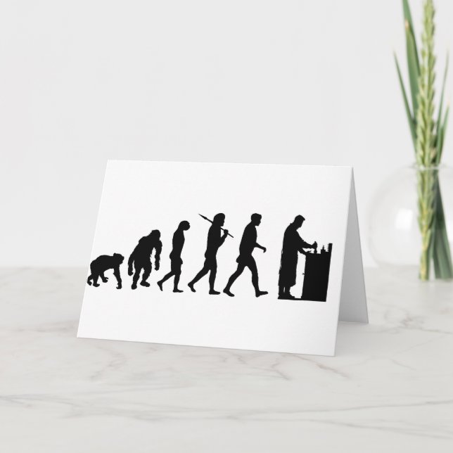 Chemist pharmacist chemistry gifts card (Front)