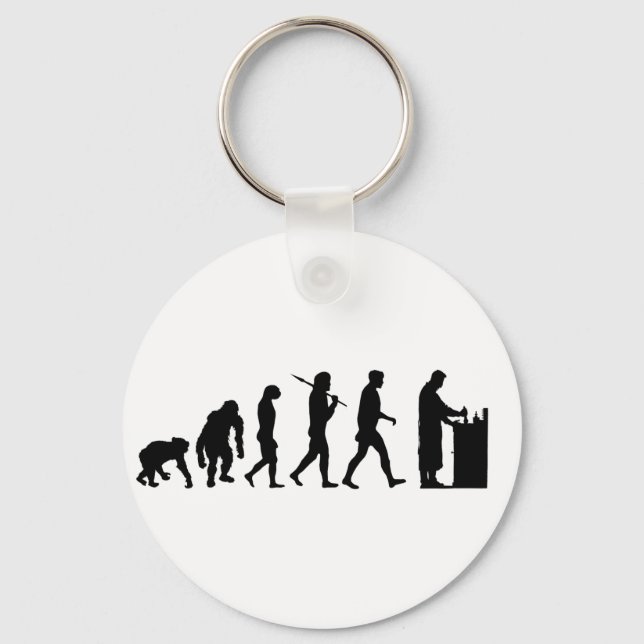 Chemist pharmacist chemistry gifts key ring (Front)