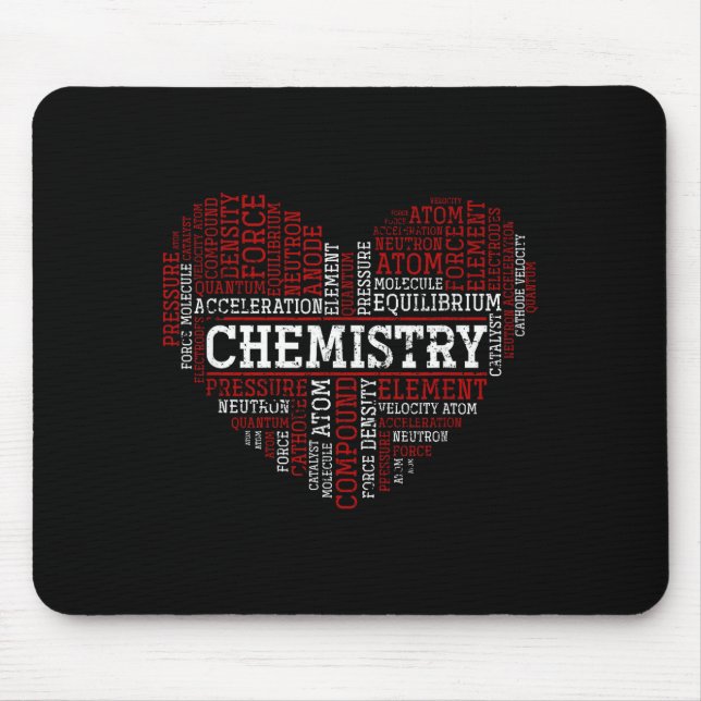 Chemist Valentines Day Gift Science Chemistry  Mouse Mat (Front)