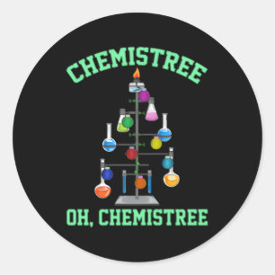 Chemistree Oh Chemistree Oh Chemist Tree Chemistry Classic Round Sticker