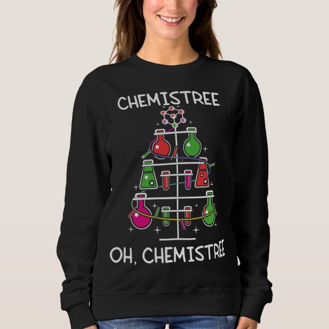 Chemistree Ugly Christmas Tree Sweater Chemistry S (Front)