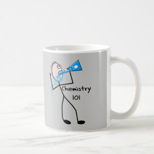 Chemistry 101  Stickman Design Funny Gifts Coffee Mug