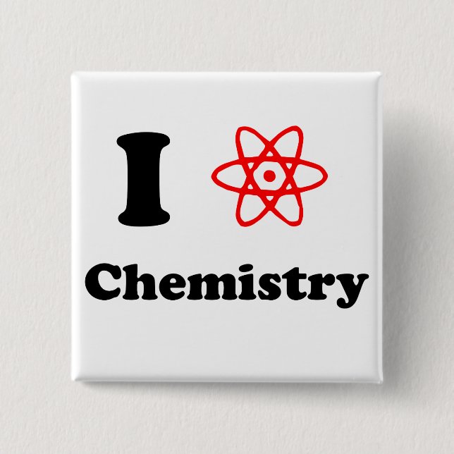 Chemistry 15 Cm Square Badge (Front)