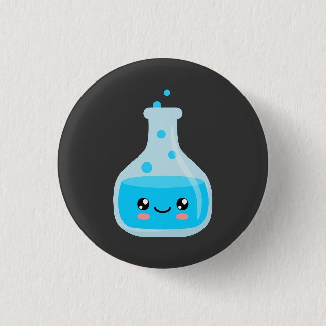 Chemistry 3 Cm Round Badge (Front)