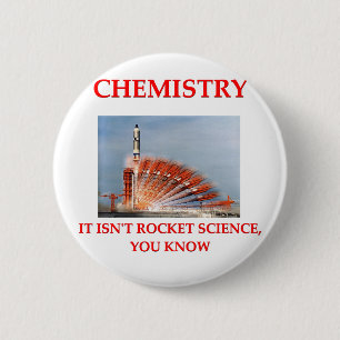 chemistry 6 cm round badge