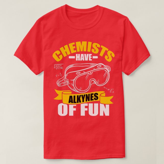 Chemistry Alkaine Alchemy Biochemistry Molecule T-Shirt (Design Front)