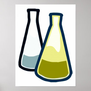 Chemistry Beakers Poster