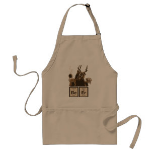 Chemistry bear discovered beer standard apron