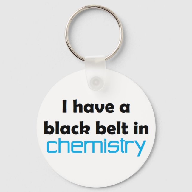 Chemistry black belt key ring (Front)