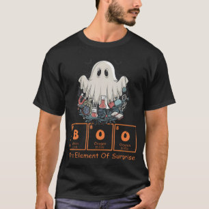 Chemistry Boo The Element Of Surprise Cute Chemist T-Shirt